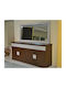 Μπουφές Welle mit Spiegel Walnut Grey 200x50x90cm