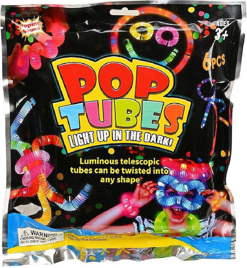 Pop Tubes Σωλήνες Φωσφορίζουν Στο Σκοτάδι 6τεμ 104-6lg 104-6lg