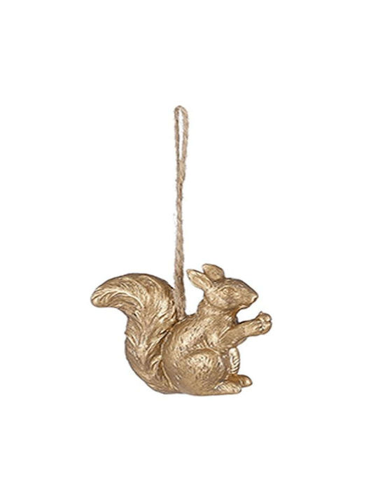 Weihnachtsbaumschmuck Eichhörnchen 02.1122216 5,5cm Gold