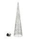Christmas Decorative Illuminated Tree Cone 65cm White