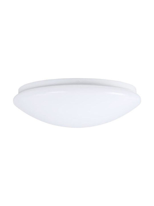 Aca Plafonieră de Tavan Albă cu LED Integrat