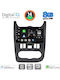Digital IQ Car Audio System for Renault Logan Dacia Duster / Logan / Sandero 2006-2012 (Bluetooth/USB/AUX/WiFi/GPS/Apple-Carplay/Android-Auto) with Touch Screen 9"