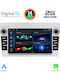 Digital IQ Car Audio System for Opel Corsa / Meriva / Tigra / Vectra 2003-2014 (Bluetooth/USB/AUX/WiFi/GPS/Apple-Carplay/Android-Auto) with Touch Screen 7"