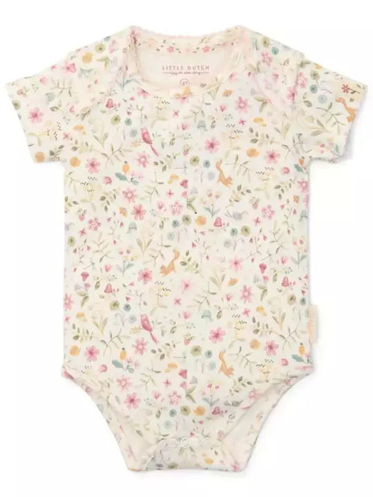 Little Dutch Fairy Garden Baby Bodysuit Short-Sleeved Fairy Garden
