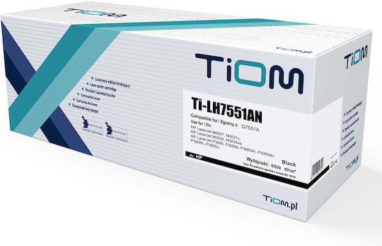 Tiom Toner Cartridge HP 51BN Q7551A 6500 Pages Black