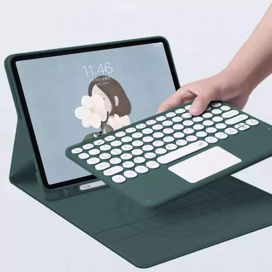 Strado Strado Flip Cover mit Tastatur Grüne (iPad Pro 13. Gen 5)