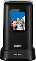 Brondi Amico Prezioso Dual SIM Mobile with Large Buttons Black