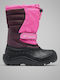 Kinder-Schneestiefeletten mit Klettverschluss Rosa