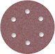 Sandpapers Menzer Red Fi 150 K120 6 Holes Grinders 50 Pieces Pack