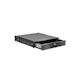 Intellinet 904100 2U Чекмедже За 19" Rack Кабинети Заключващо 465мм Черно