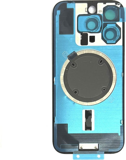 Battery Cover Battery Door Camera Lens White for iPhone 16 Pro Max