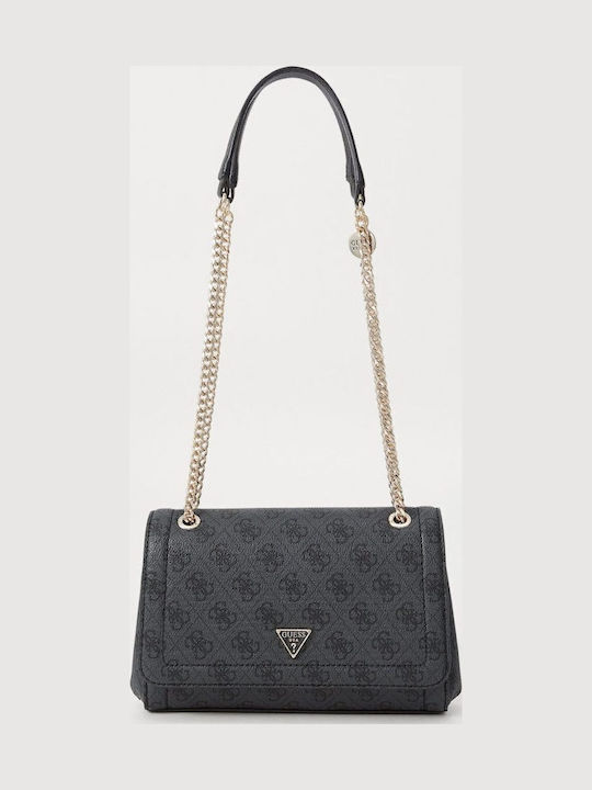Guess Logo Noelle Дамска Чанта През Рамо Сива
