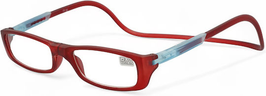 Optosquad Ochelari de citit +3.00 cu magnet în culoarea Roșu A009-2