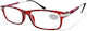 Optosquad Reading Glasses +0.50 in Red color 8970-1