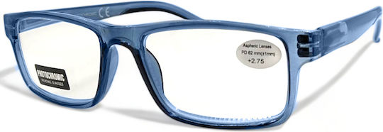 Optosquad Reading Glasses +2.50 in Blue color WG8780-1