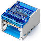4x 5x6мм2 2x25мм2 Четириполюсен Модулен Блок За Разпределение Ts35 Shnk 4x7 85142002 Релси