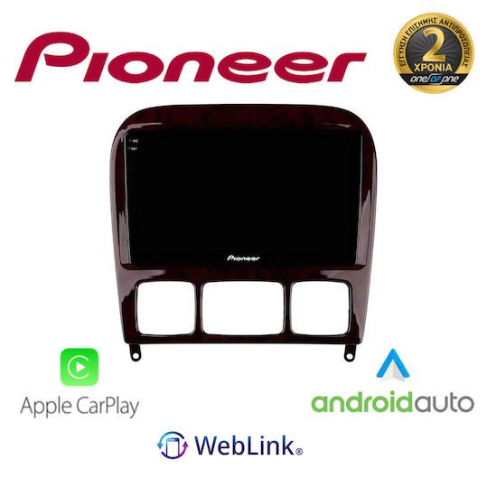 Pioneer Car Audio System for Mercedes-Benz S Class 1998 2004 with Touch Screen 9" Bluetooth USB Wi-Fi GPS Apple CarPlay Android Auto