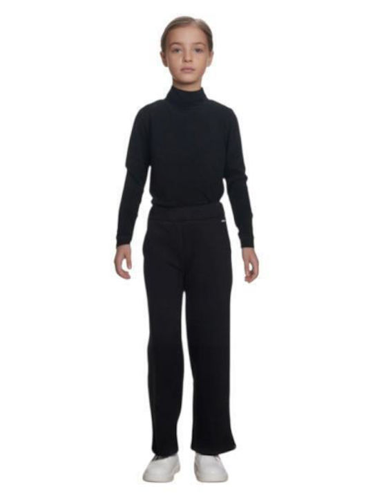 Pantaloni De Trening Pentru Copii Negri Casual
