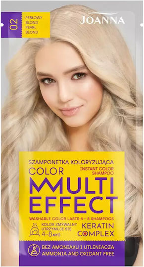 Joanna Βαφή Μαλλιών Χωρίς Αμμωνία 02 Περλέ Ξανθό 35gr