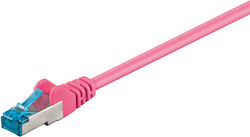 Lan Cable Patch Cord Cat 6a S Ftp Rose 0,25m