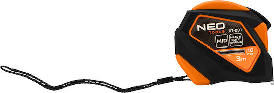 Neo Tools Banda de măsurat cu magnet 16mm x 3m