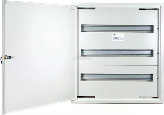 3x24 Surface-Mounted Modular Switchgear IP30 Lock RAL 9003 NRPSM 72 3x24 Z 72-3-24-2