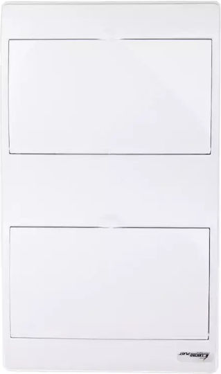 2x8 Surface Mounted Modular Switchgear Ip40 Rn-16/b Wave N+pe 7.14