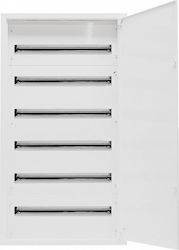6x24 Surface Mounted Modular Switchgear Ip40 Lock Ral9003 Reg Frame Door A-rz53