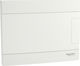 Modular Switchgear 1x8 Flush Mounted IP40 Easy9 EZ9EU-1-8-PT-P Door White EZ9EUB108