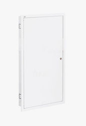 5x18 Flush-mounted Modular Switchgear Ip30 N+pe I Class Metal Door White Kp-db-i-mf-518 White 35684 5x18 Flush-mounted Modular Switchgear Ip30 N+pe I Class Metal Door White Kp-db-i-mf-518 White 35684