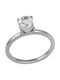 Single Stone Ring in 18K Gold with Sapphire