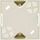 Ospel Akcent Surface-mounted Box Single Beige Pnp-a/01