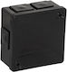 Surface-mounted Box Empty 6 Inlets Viplast Vp-22 Black Ip55 86x86x40mm 022-05