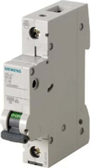 1P C 2A 10KA AC 5SL4102-7 Прекъсвач С Потискане
