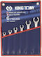 King Tony Deutsche Polygon-Schlüssel Satz Zoll 5/16" 7/8" 6 Stück
