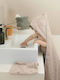 Trois Kilos Sept Baby Hooded Towel Beige 70x70cm