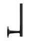 Duravit Wandmontierter Metallischer Papierhalter Schwarz