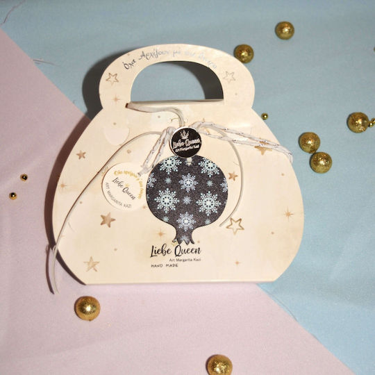 LiebeQueen Handmade Hanging Lucky Charm Pomegranate Black made of Wood 1pcs