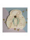 LiebeQueen Handmade Hanging Lucky Charm Horseshoe Light Blue made of Wood 1pcs