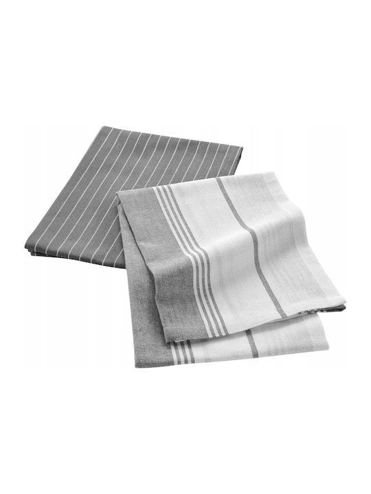 Douceur d'Intérieur Towel from 100% Cotton in Gray Color 2pcs