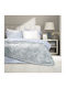 Nima Inverno Samtige Decke Moni 160x220cm Hellblau