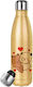 Koupakoupa Bubu & Dudu Stainless Steel Thermos Bottle 500ml Gold KP 31928 500ss Thermo Glitter Gold