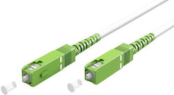 2320 Οπτική Ίνα SC-APC 10m Λευκή 2320 Οπτική Ίνα SC-APC 10m Λευκή