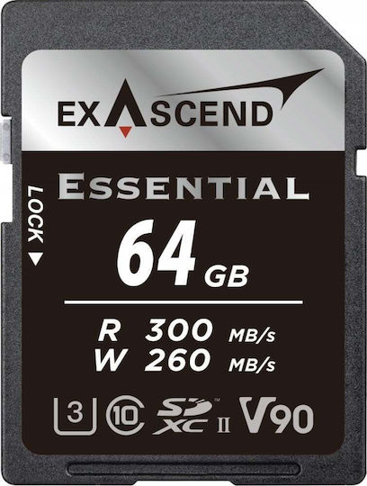 ExAscend SDXC 64GB V90 UHS-II 260MB/s