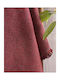 Rythmos Cadenza Three-Seater Sofa Throw 2 Sides Jacquard 180x280cm Burgundy