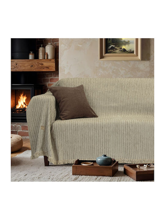 Lino Home Velora Three-Seater Sofa Throw Chenil...