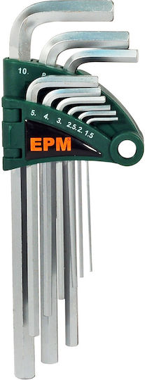 EPM Allen-Schlüssel-Set mit 9 Schlüsseln