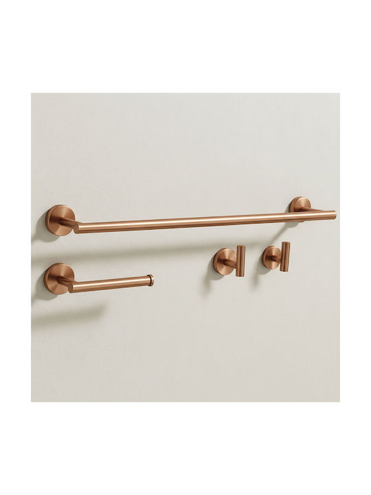 Rea Ari Wall Mounted Metal Bathroom Accessory S...