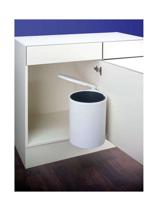 Wesco Waste Bin Waste Plastic White 13lt 1pcs
