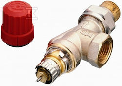 Danfoss Χειροκίνητη Θερμοστατική Κεφαλή για Σώμα Καλοριφέρ 1τμχ